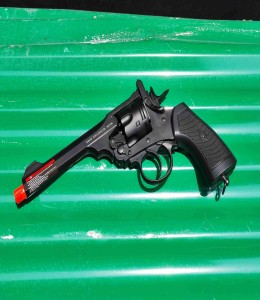 WellFire G293 Webley MKVI Top-Break CO2 Revolver Airsoft Gun